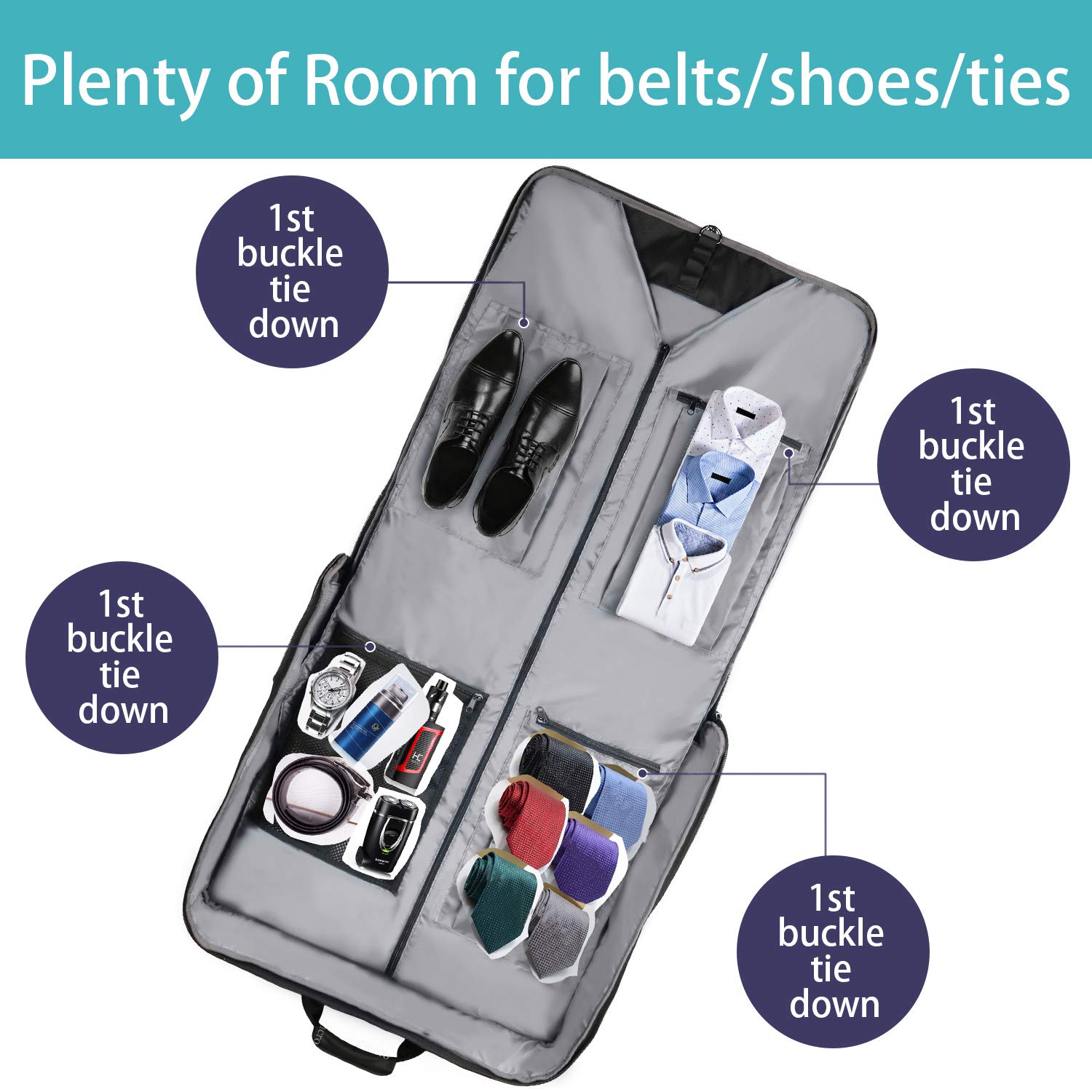 Carry On Garment Bag, Garment Bags for Travel Business Trips with