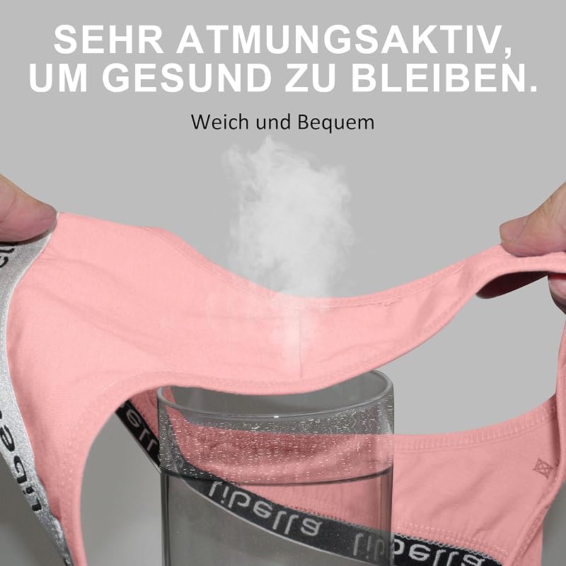 10er Pack String Tanga Damen Baumwolle Unterwäsche für Frau S — Foto 4 von 7