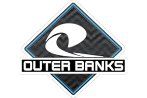 Ford Bronco Outer Banks Vinyl Sticker - Officially Licensed, Made in USA, Screen Printed, Durable for Indoor/Outdoor Use - 4"