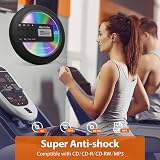 Hernido Portable CD Player for Car with FM Transmitter USB Rechargeable view 4