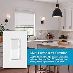 Lutron Diva Smart Dimmer Light Switch with