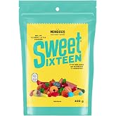 Sweet Sixteen ORIGINAL Candies, Assorted Flavorful Chewy Gummies and Jujubes Classic Candy Mix, Peanut and Nut-Free - 400 g