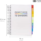 Pukka Pad B5 Project Book with 10 Repositionable Dividers 400 Pages 80GSM view 2