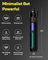 HOTO Electric Screwdriver Rechargeable 3.6V USB-C 12 Bit Set 1500mAh view 2