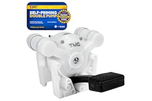 TMC Manual Self-Priming Galley Pump - Foot Operated Water Pump - Foot Galley Water Pump for Boats and RVs, Five Oceans - FO741