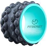 FitBeast Back Roller, Back Wheel Foam Roller - Targeted Muscle Roller for Deep Tissue Massage, Back Stretcher