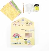 Décopatch Turtle Mini Kit - Includes Glue, Brush, 2 Paper Sheets view 2