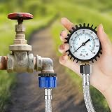 ERGAOBOY 0-11 Bar 160 Psi Water Pressure Gauge 2" Dial Stainless Steel Hose Tap view 7