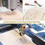 MEETOZ 12 Pack Basswood Plywood Sheets 300x300x3mm Unfinished Laser Cut view 4