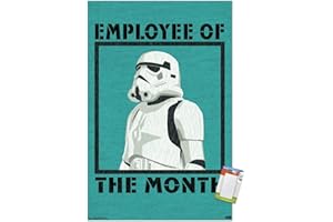 Trends International Star Wars: Saga - Employee Of The Month Wall Poster, 22.375" x 34", Poster & Mount Bundle