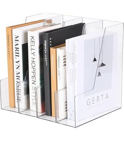 Suzile Clear Acrylic Magazine File Holder With Iceland