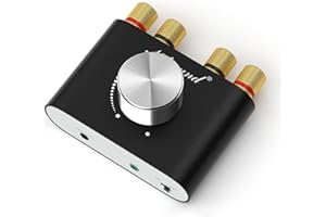 Nobsound 2-Channel 200W Bluetooth Amplifier: HiFi Stereo Mini Power Amp with Subwoofer Out for Home, Desktop & Car Audio Syst