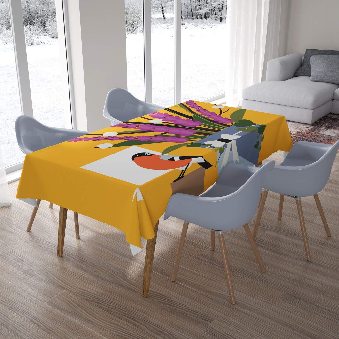 Bonamaison Kitchen Decoration, Tablecloth, 140cm x 200cm - Designed and Manufactured in Turkey