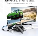 VENTION VGA to HDMI Adapter Converter 1080P Audio Cable 0.5m for Monitor Laptop view 3