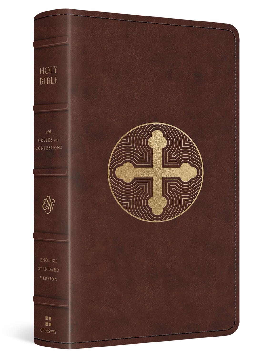 ESV Bible with Creeds and Confessions (TruTone, Brown, Cross Trefoil Design): Holy Bible, English Standard Version