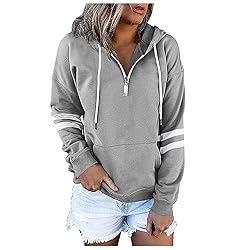 tie dye Sweatshirts for Women Grey Hoodie Long