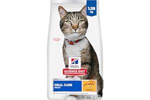 Hill's Science Diet Adult Oral Care Chicken Recipe Dry Cat Food 1.58 kg Bag