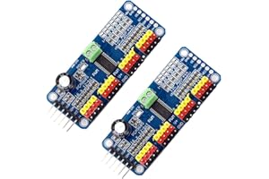 2Pcs PCA9685 16 Channel 12 Bit PWM Servo Motor Driver Module Replacement for RPi Development Board Accessory Development Boar