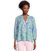 Lilly Pulitzer Womens Lourdes 3/4 Sleeve Cotton