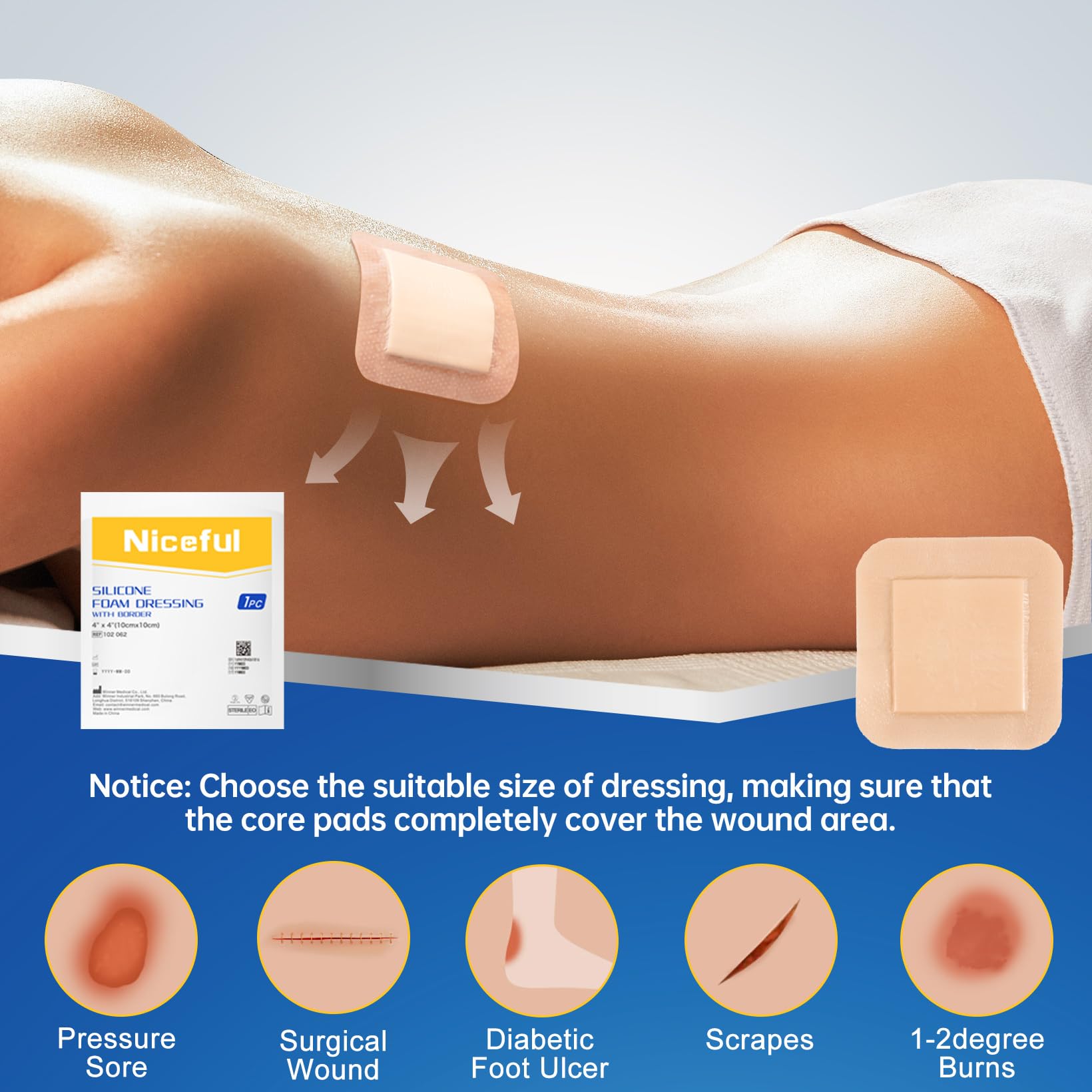 Silicone Foam Dressing 4