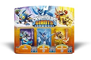 Skylanders Giants - Character Triple Pack #1 - POP FIZZ / TRIGGER HAPPY "S2" / WHIRLWIND "S2"