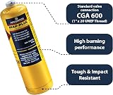 Pipestation 2x Mapp Gas Pro Plus Canisters CGA 600 for Soldering Torch view 3
