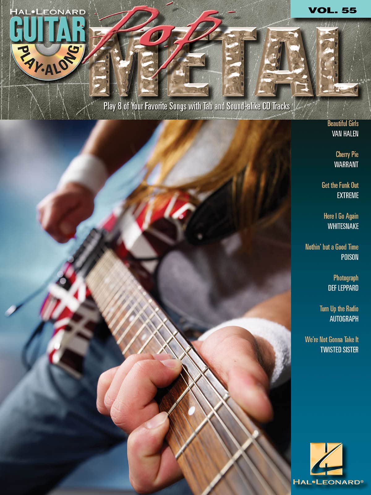 Pop Metal. Guitar Play-Along Volume 55. Book and Audio