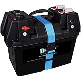 Mighty Max Battery Group 24 Smart Battery Box 12V Power Center for Group 24 Series Boat Truck RV