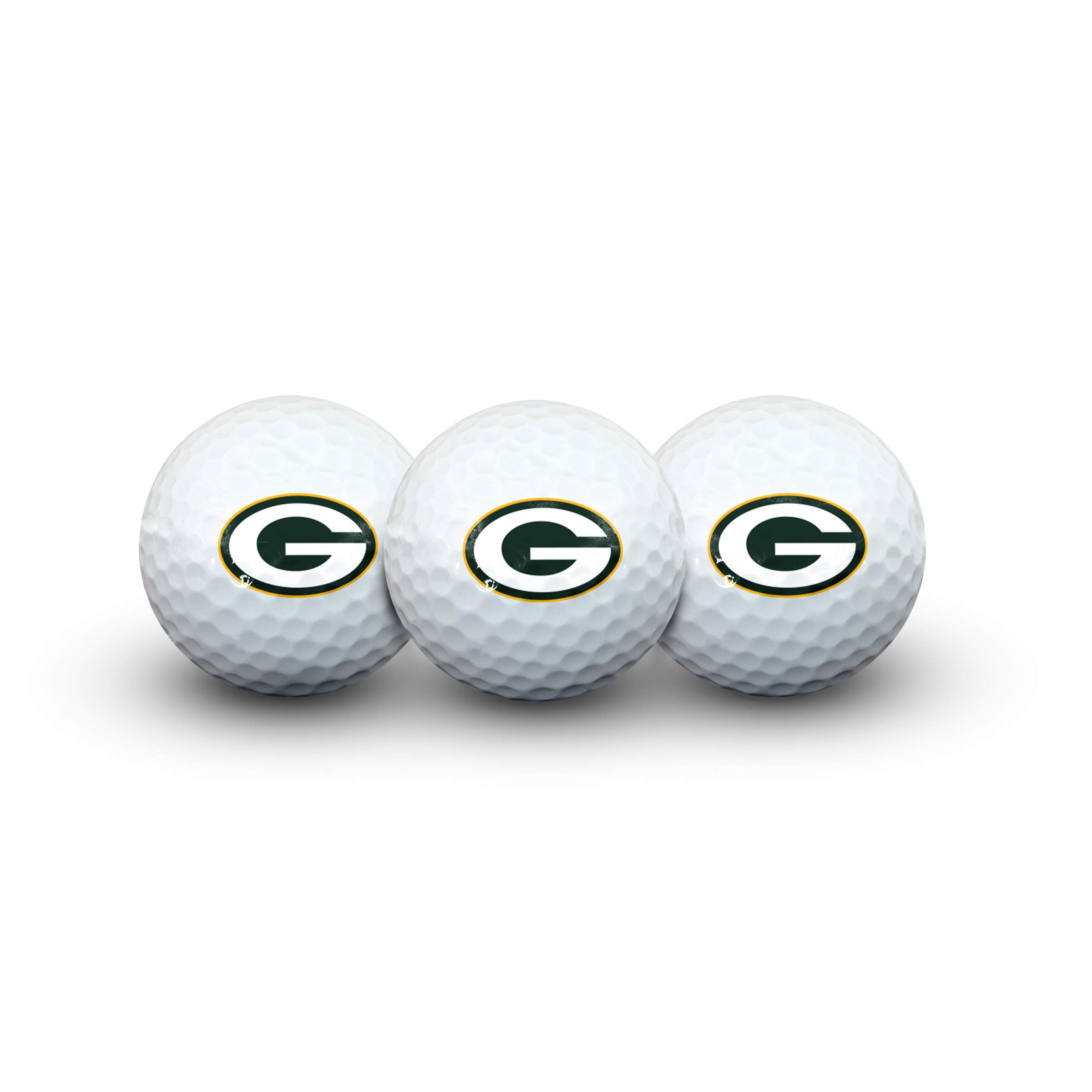 Team Effort Green Bay Packers Pack of 3 Golf Balls