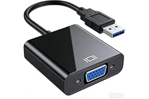 USB to VGA Adapter for Monitor, VGA to USB 3.0/2.0 Converter 1080P Multi-Display Video Cable for Laptop Desktop PC to Monitor