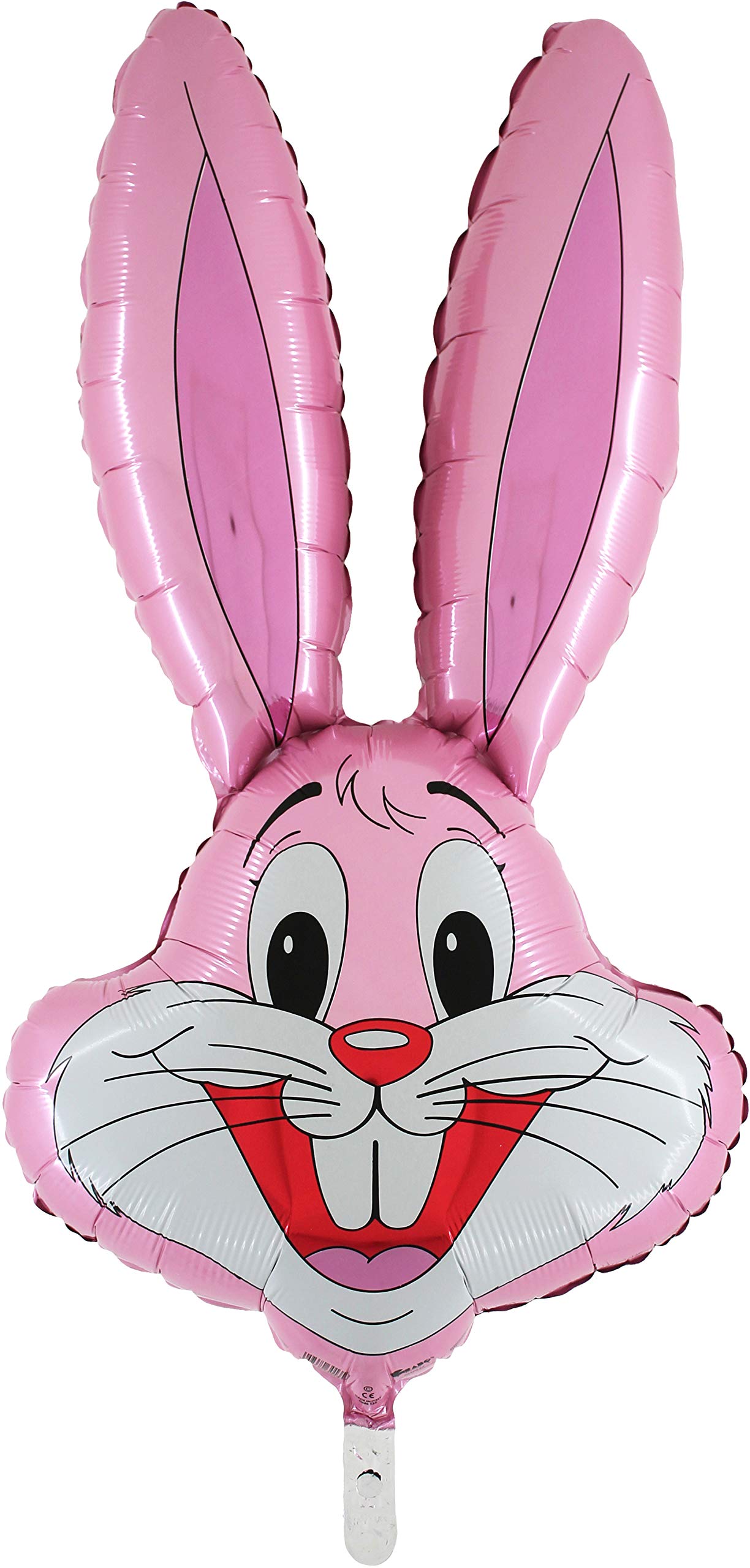 Toyland® 94cm (37") Rabbit Shaped Balloon Available In 6 Colours - Easter Balloons (BABY PINK)