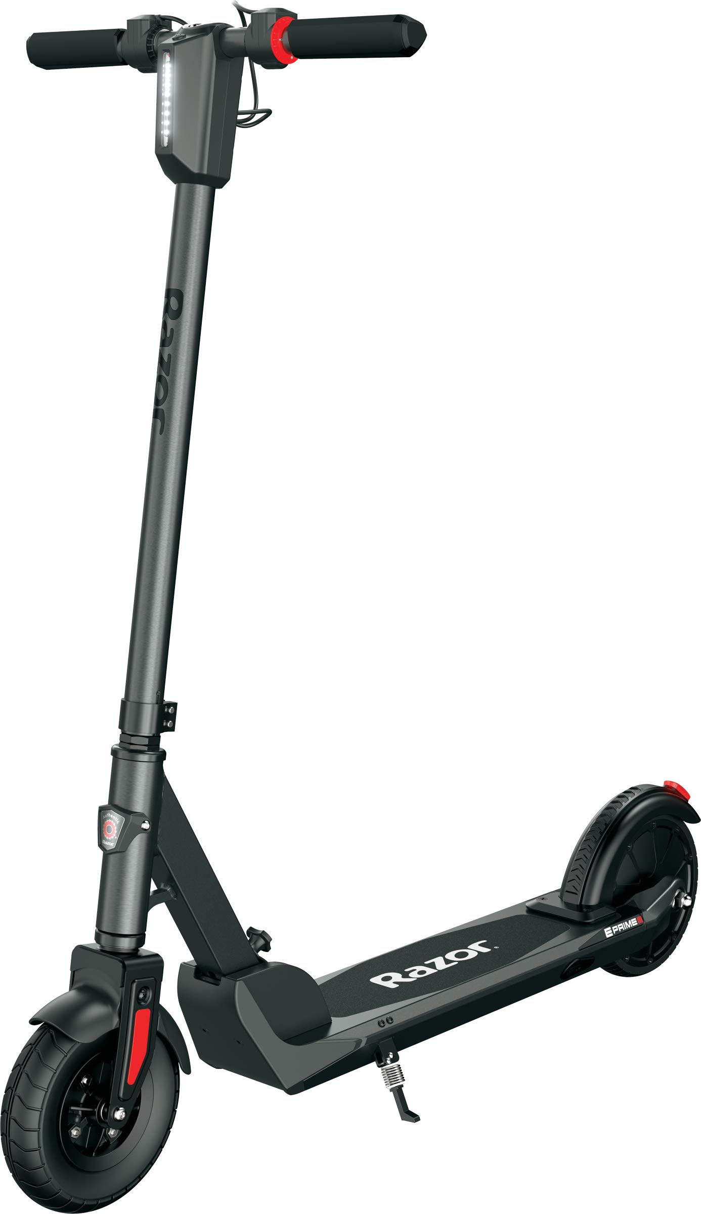 Photo 1 of Razor E Prime III Electric Scooter - Lightweight, Foldable, 18 MPH Speed, 15 Mile Range, 8" Tire, LED Lights, Rear Drive, for Commute & Travel