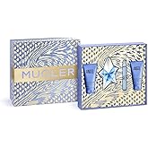 MUGLER Angel - Women's 4-Piece Perfume Set - Ambery & Woody - With Bergamot, Praline, and Patchouli - Eau de Parfum, 1.6 Fl Oz & 0.3 Fl Oz Travel Size, 1.6 Fl Oz Lotion, 1.6 Fl Oz Shower Gel