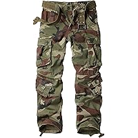 Tactical Pants MenWaterproof Military Combat Cargo Work Pants Rip Stop Lightweight Hiking‌ Gray - View #2