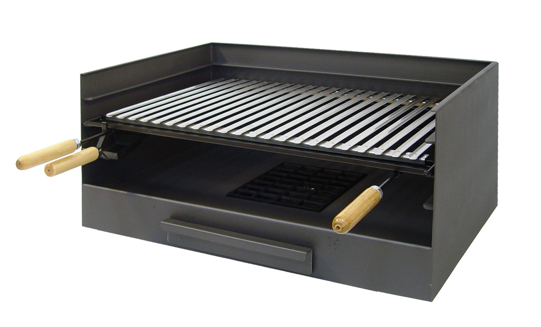 IMEX EL ZORRO 71514 Barbecue Tray with Stainless Steel Grill Pan