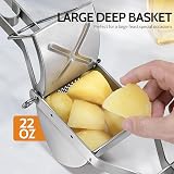 Sopito Potato Ricer Stainless Steel Masher with Silicone Handle 15oz Capacity view 5