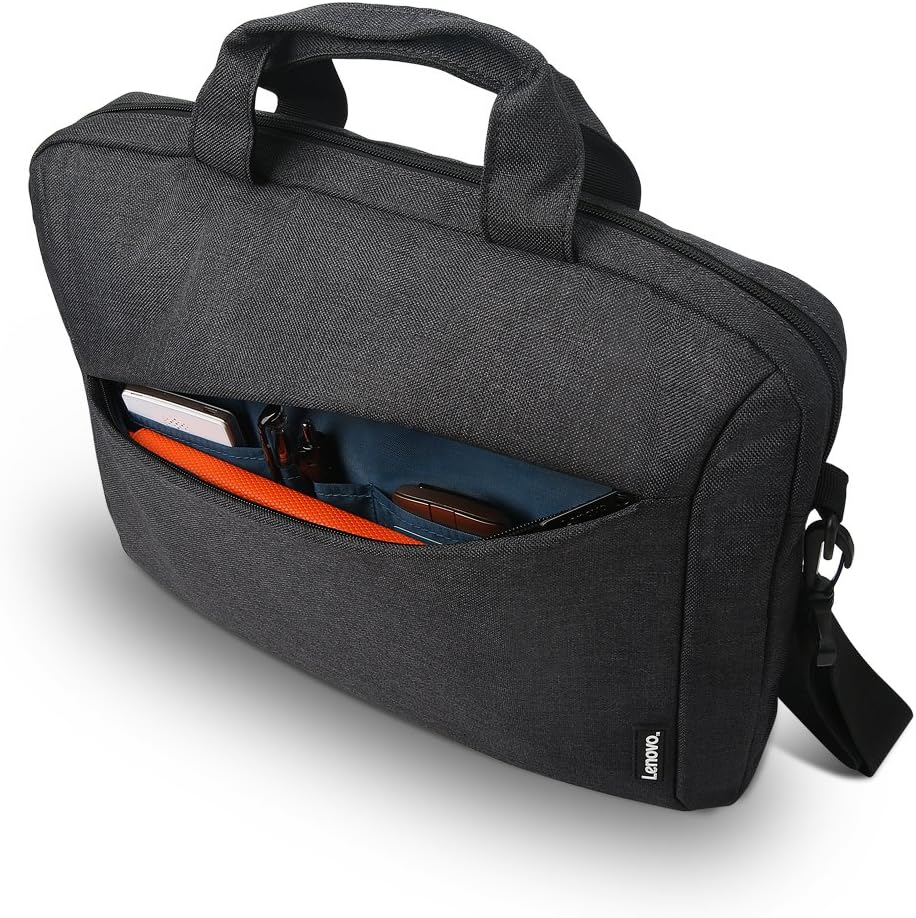 Lenovo Laptop Shoulder Bag T210, 15.6-Inch Laptop or Tablet, Sleek, Durable and Water-Repellent Fabric, Lightweight Toploader, Business Casual or School, GX40Q17229, Black: Computers & Accessories