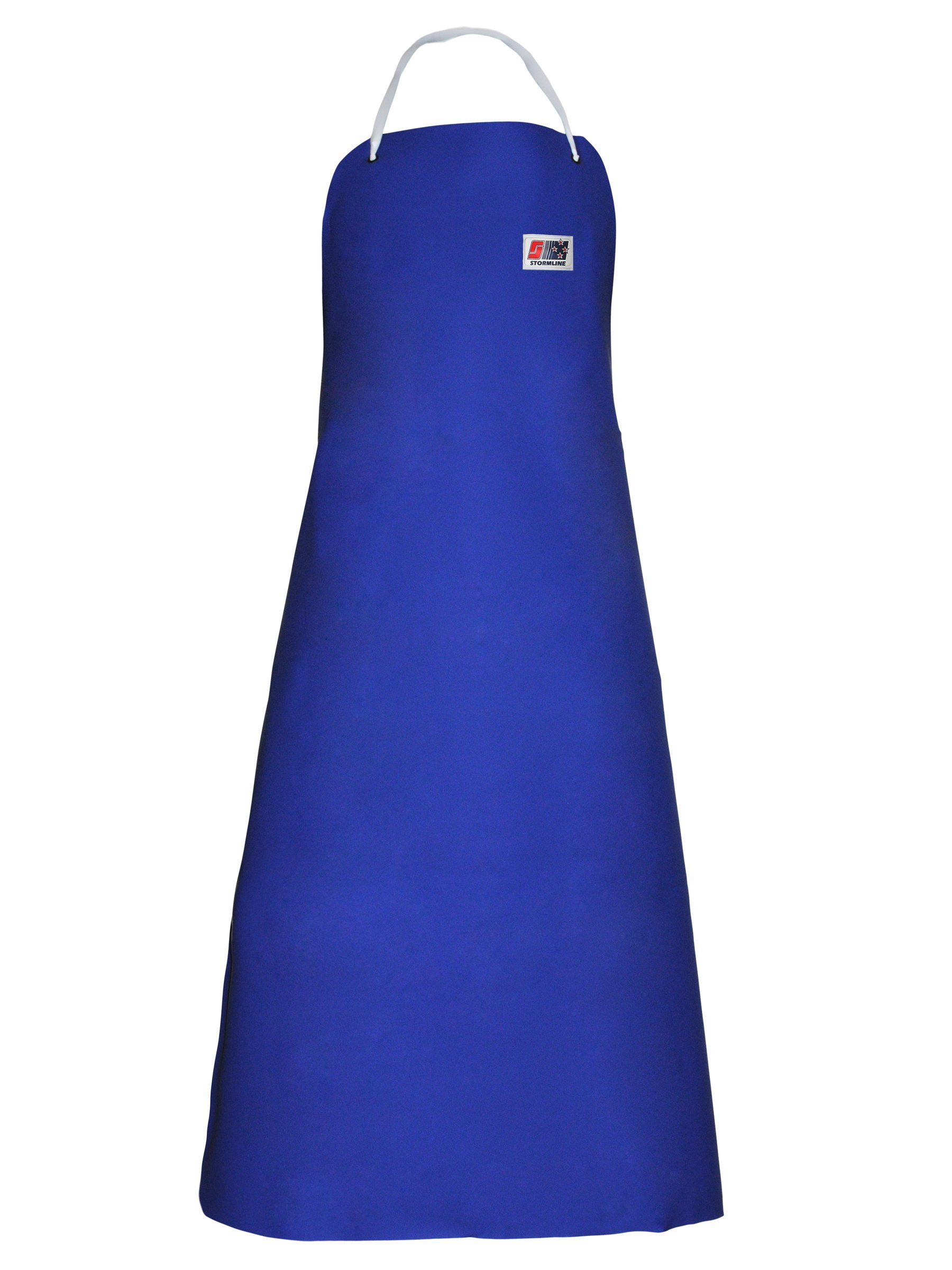 Fishexco Heavy Duty Waterproof 500gsm PVC Apron, 120cm/47 inches long, Blue, Unisex-Adults