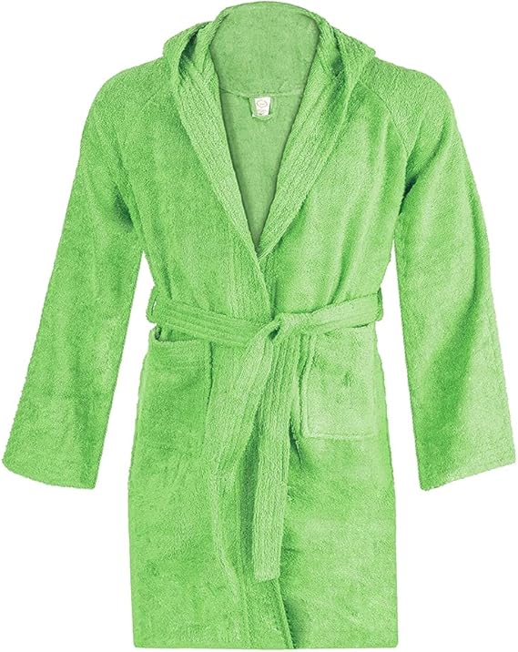 SOPHIE Baby Bathrobe in Pure Cotton, Baby Bathrobe Solid Color Soft Terry Cotton (10/12 Years