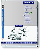 Staedtler Lumograph Graphite Drawing & Sketching Pencils, Set of all 16 Degrees (100G19)