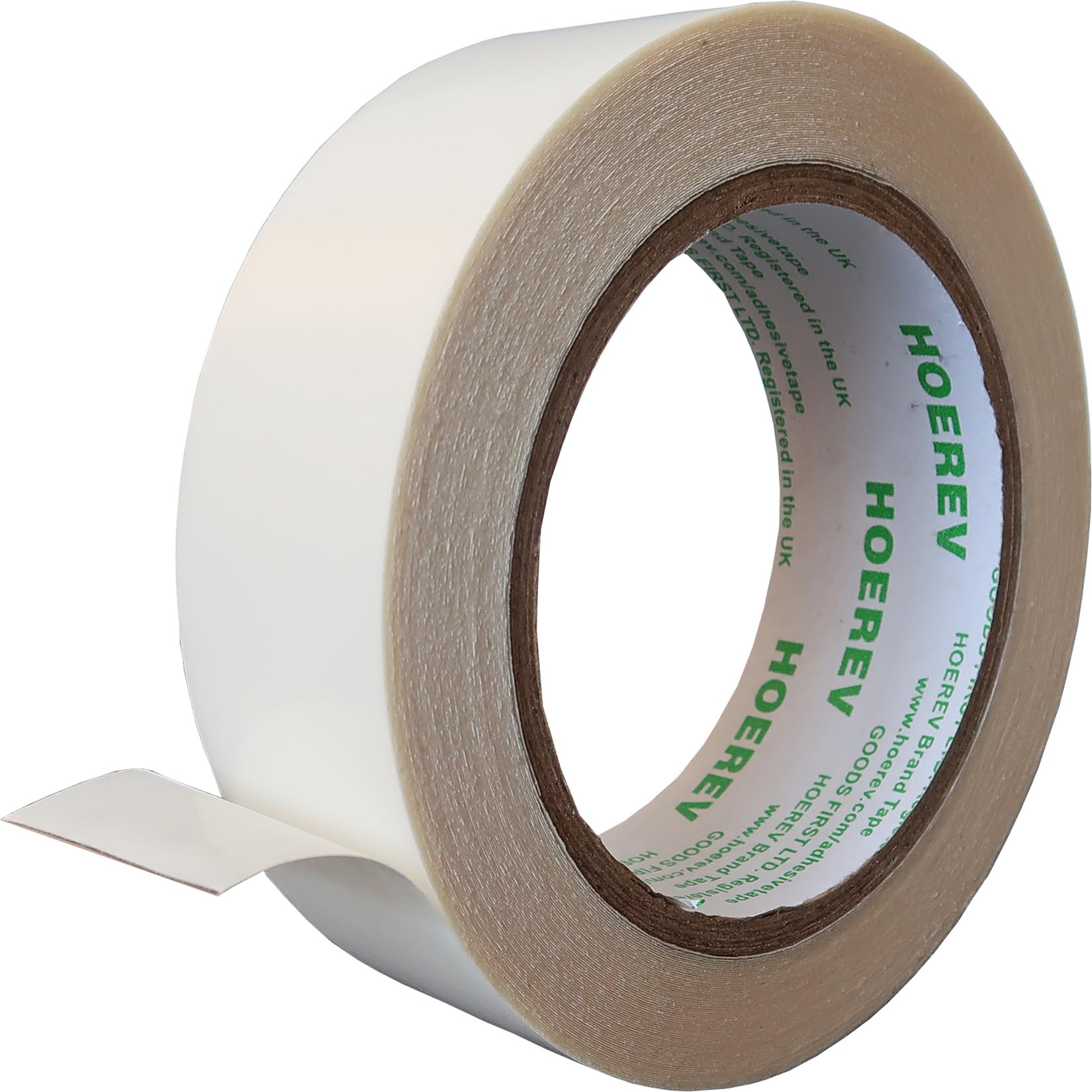Hoerev Removal Translucent Double-Sided Tape Poster Tape - Reusable, Damage-Free, No Residue – Your Ideal Solution for Poster Hanging, Window Display, and Glass,3/4" x28y, 19mmx25m