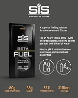 Science in Sport BetaFuel 80 Dual Source Orange 80g Carbs Pack 15 view 4