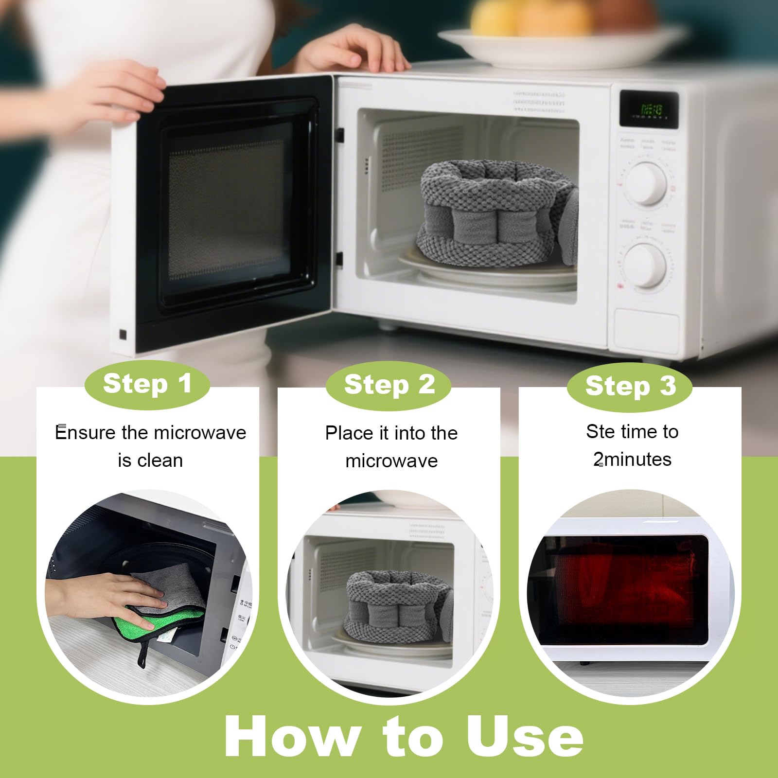 UNCN Long Wide Heating pad for Neck and Shoulders Back 33 * 5.9