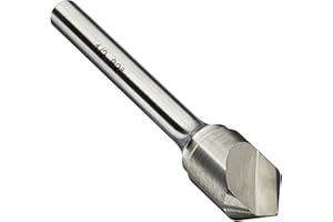 Kodiak Cutting Tools KCT118974 USA Made Solid Carbide Countersink, Single Flute, 82 Degree, 1/2" Diameter