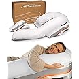 MedCline Reflux Relief System Bundle, Bed Wedge Pillow for Acid Reflux and GERD Relief with Therapeutic Body Pillow, Insert, and Extra Covers, Comfortable Sleep Position, Large for 6'0" or Taller