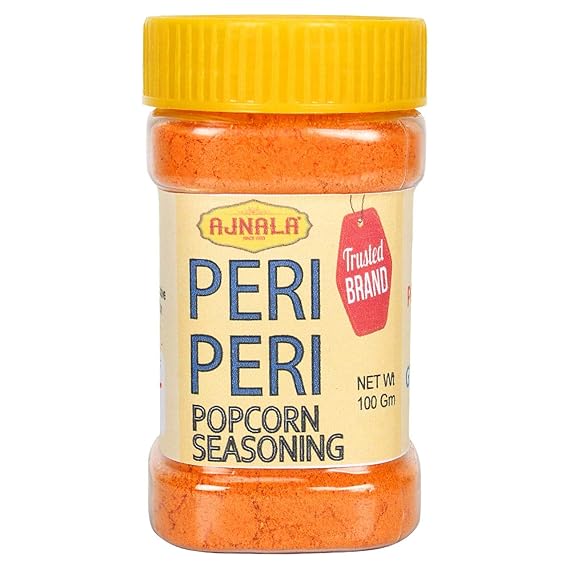 AJNALA Perry Perry Popcorn Seasoning Cheese Powder in Shaker Jar