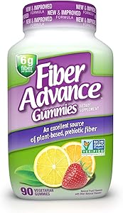 FiberAdvance Gummies: Plant Based Fiber for Digestive Health, 90ct (30 Day Supply)