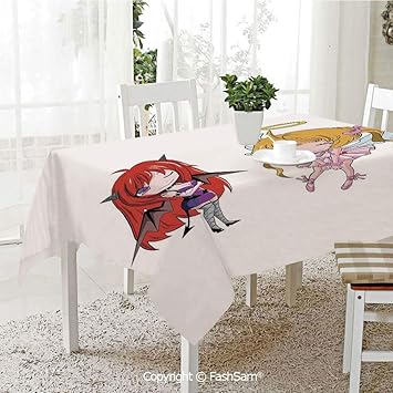 Amazon Com Amauncle Party Decorations Tablecloth Angel Girl With