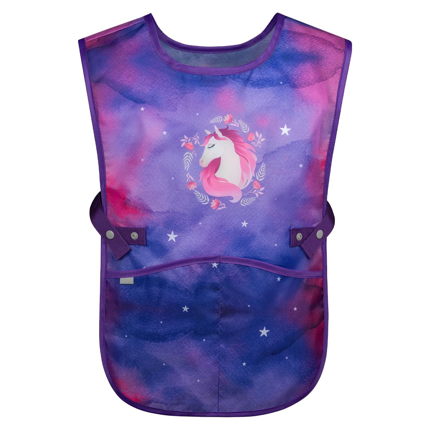 Baagl Children's Apron Girls Boys Cooking Apron Children Apron Painting Apron Craft Apron for Children (Horse)