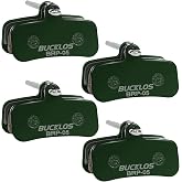 BUCKLOS Bike Disc Brake Pads 4 Piston Pads for Shimano D02S D03S Saint | BRP-05 bicycle disk brake pads, fit mountain road bike,ebike,scooter, Shimano Saint Deore Tektro TRP